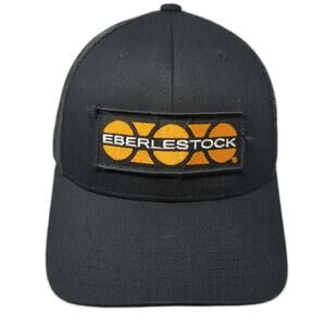 Eberlestock Trucker Hat Black One Size Snapback Mesh Logo Patch Hunting Gear